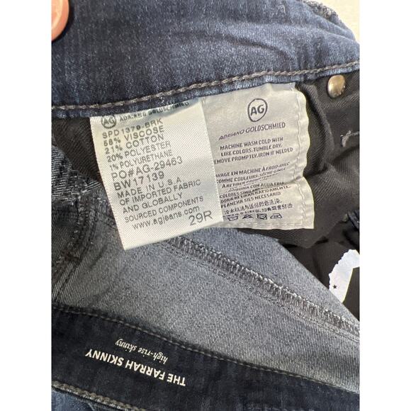 AG Jeans Denim Farrah High Rise Skinny Leg Jean 29 Capsule Staple Wardrobe - Picture 5 of 8